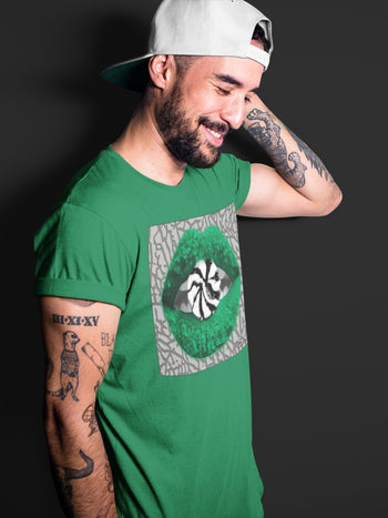 Jordan 3 Pine Green Sneaker Match Tees Lips Candy Sneaker Tees Jordan 3 Pine Green Sneaker Release Tees Unisex Shirts