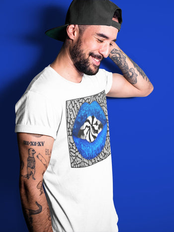 Jordan 3 Racer Blue Sneaker Match Tees Lips Candy Sneaker Tees Jordan 3 Racer Blue Sneaker Release Tees Unisex Shirts