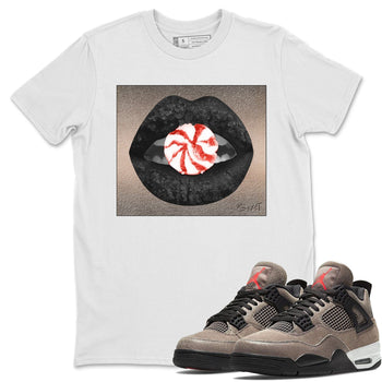 Jordan 4 Taupe Haze Sneaker Match Tees Lips Candy Sneaker Tees Jordan 4 Taupe Haze Sneaker Release Tees Unisex Shirts