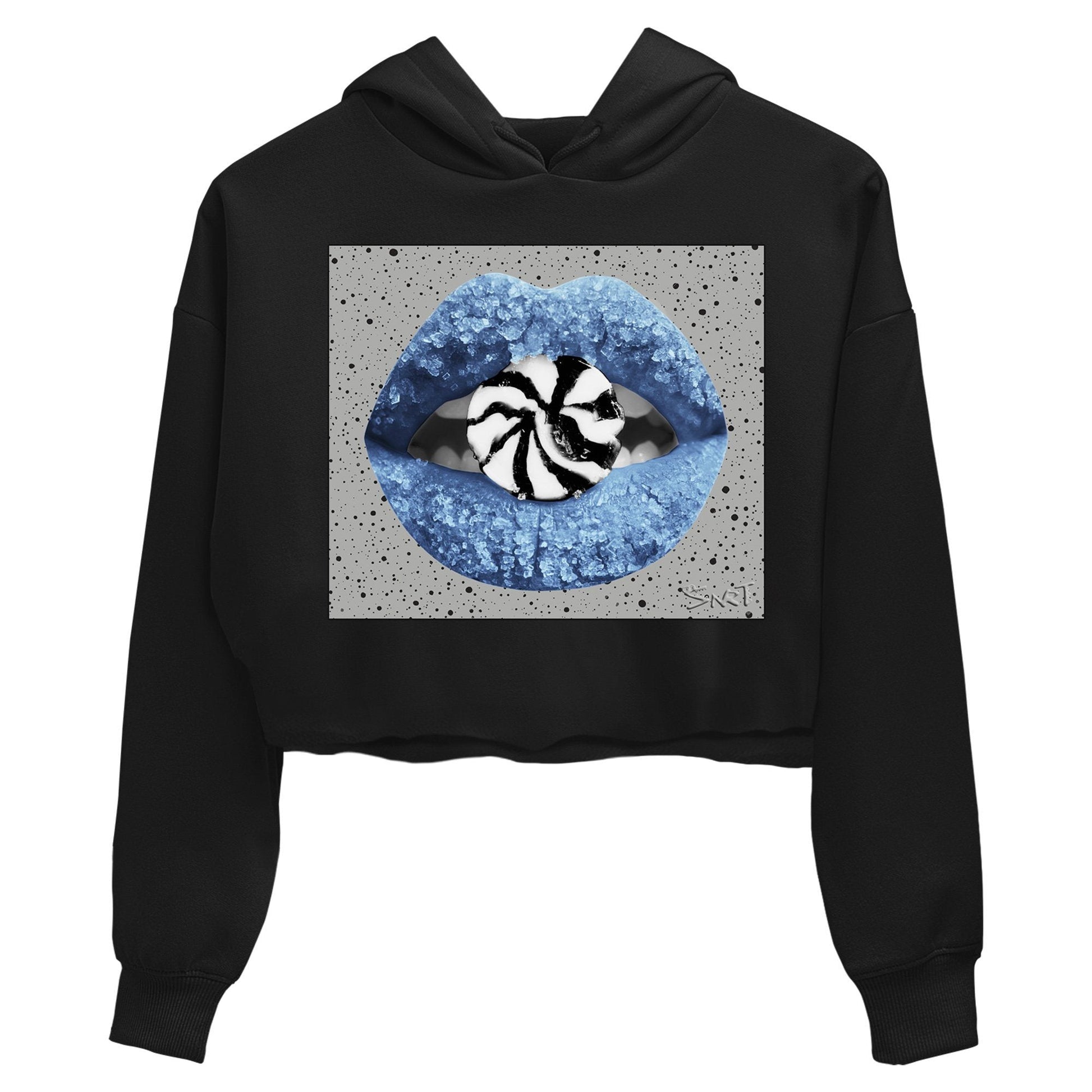 Jordan 4 University Blue Sneaker Match Tees Lips Candy Sneaker Tees Jordan 4 University Blue Sneaker Release Tees Women's Shirts