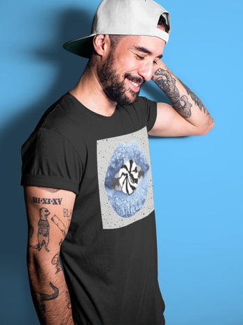 Jordan 4 University Blue Sneaker Match Tees Lips Candy Sneaker Tees Jordan 4 University Blue Sneaker Release Tees Unisex Shirts