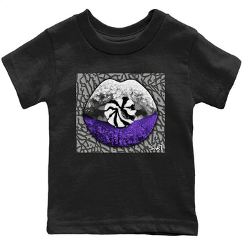 Jordan 3 Dark Iris Sneaker Match Tees Lips Candy Sneaker Tees Jordan 3 Dark Iris Sneaker Release Tees Kids Shirts
