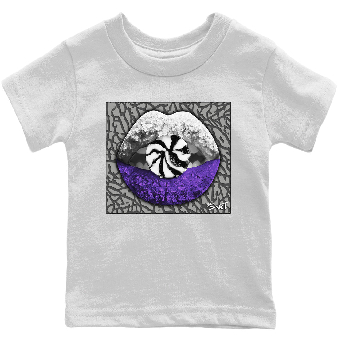 Jordan 3 Dark Iris Sneaker Match Tees Lips Candy Sneaker Tees Jordan 3 Dark Iris Sneaker Release Tees Kids Shirts