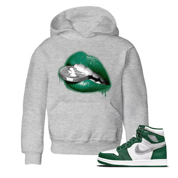 Jordan 1 Gorge Green Sneaker Match Tees Lips Coin Sneaker Tees Jordan 1 Gorge Green Sneaker Release Tees Kids Shirts