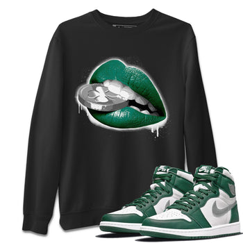 Jordan 1 Gorge Green Sneaker Match Tees Lips Coin Sneaker Tees Jordan 1 Gorge Green Sneaker Release Tees Unisex Shirts