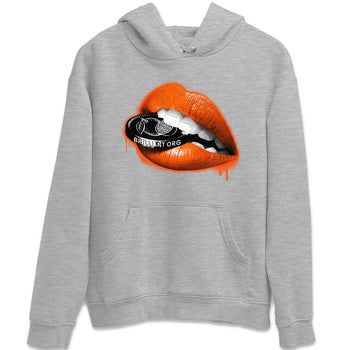 Air Jordan 12 Brilliant Orange Sneaker Match Tees Lips Coin Sneaker Tees 12s Brilliant Orange Tee Unisex Shirts Heather Grey 2