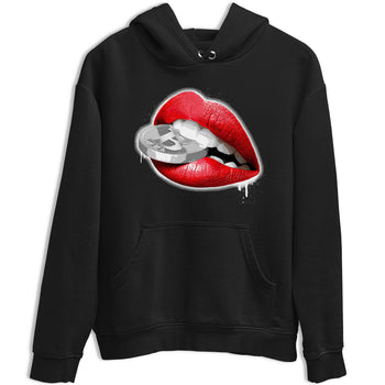 12s Cherry shirt to match jordans Lips Coin sneaker tees Air Jordan 12 Cherry SNRT Sneaker Release Tees Unisex Black 2 T-Shirt