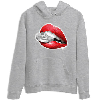12s Cherry shirt to match jordans Lips Coin sneaker tees Air Jordan 12 Cherry SNRT Sneaker Release Tees Unisex Heather Grey 2 T-Shirt