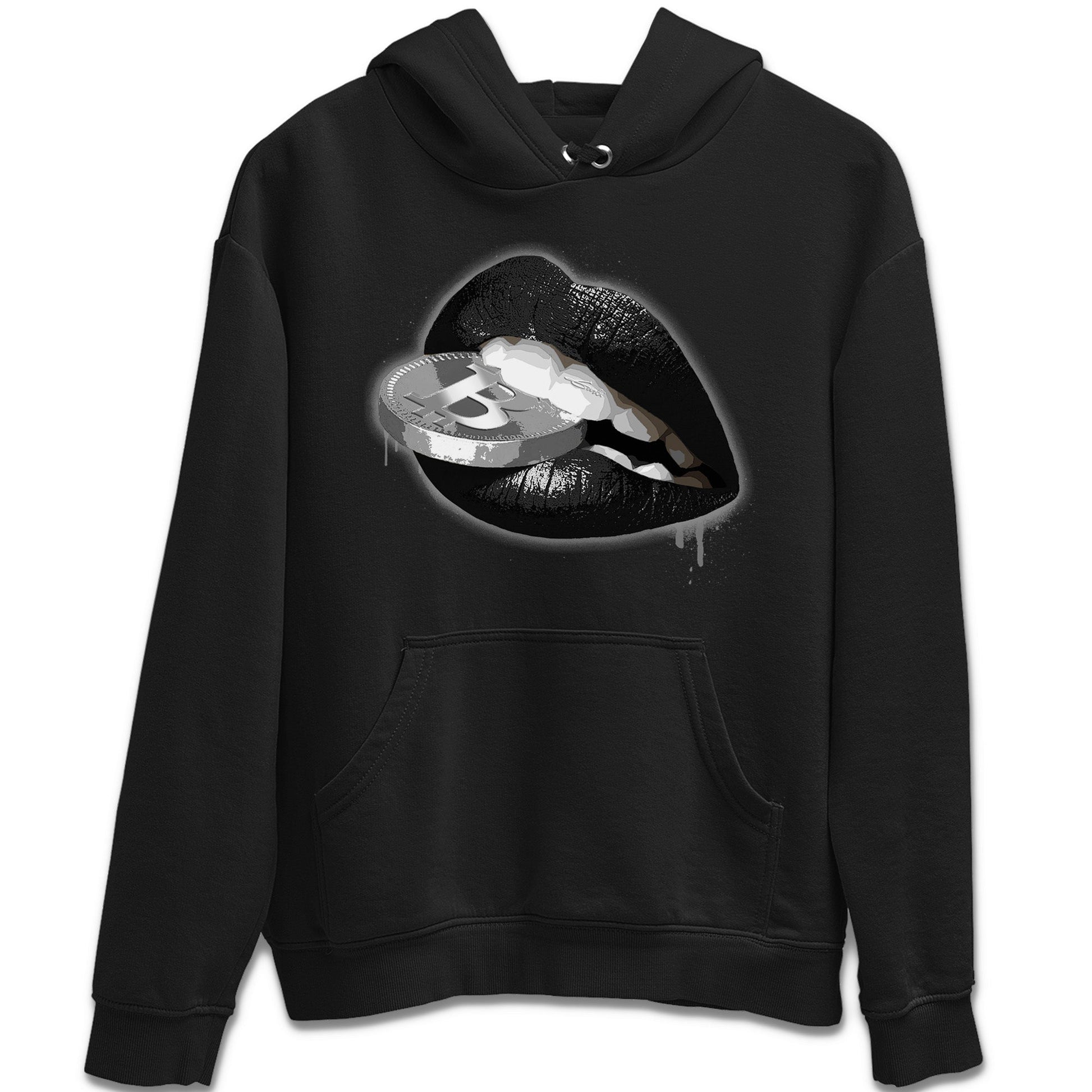 Air Jordan 14 Metallic Silver Sneaker Match Tees Lips Coin Sneaker Tees Jordan 14 WMNS Metallic Silver Sneaker Release Tees Unisex Shirts Black 2