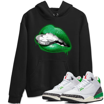 Air Jordan 3 Lucky Green Sneaker Match Tees Lips Coin Sneaker Tees Air Jordan 3 WMNS Lucky Green Sneaker Release Tees Unisex Shirts Black 1