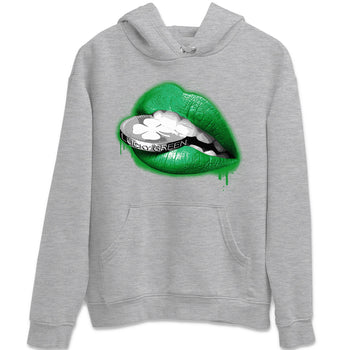 Air Jordan 3 Lucky Green Sneaker Match Tees Lips Coin Sneaker Tees Air Jordan 3 WMNS Lucky Green Sneaker Release Tees Unisex Shirts Heather Grey 2