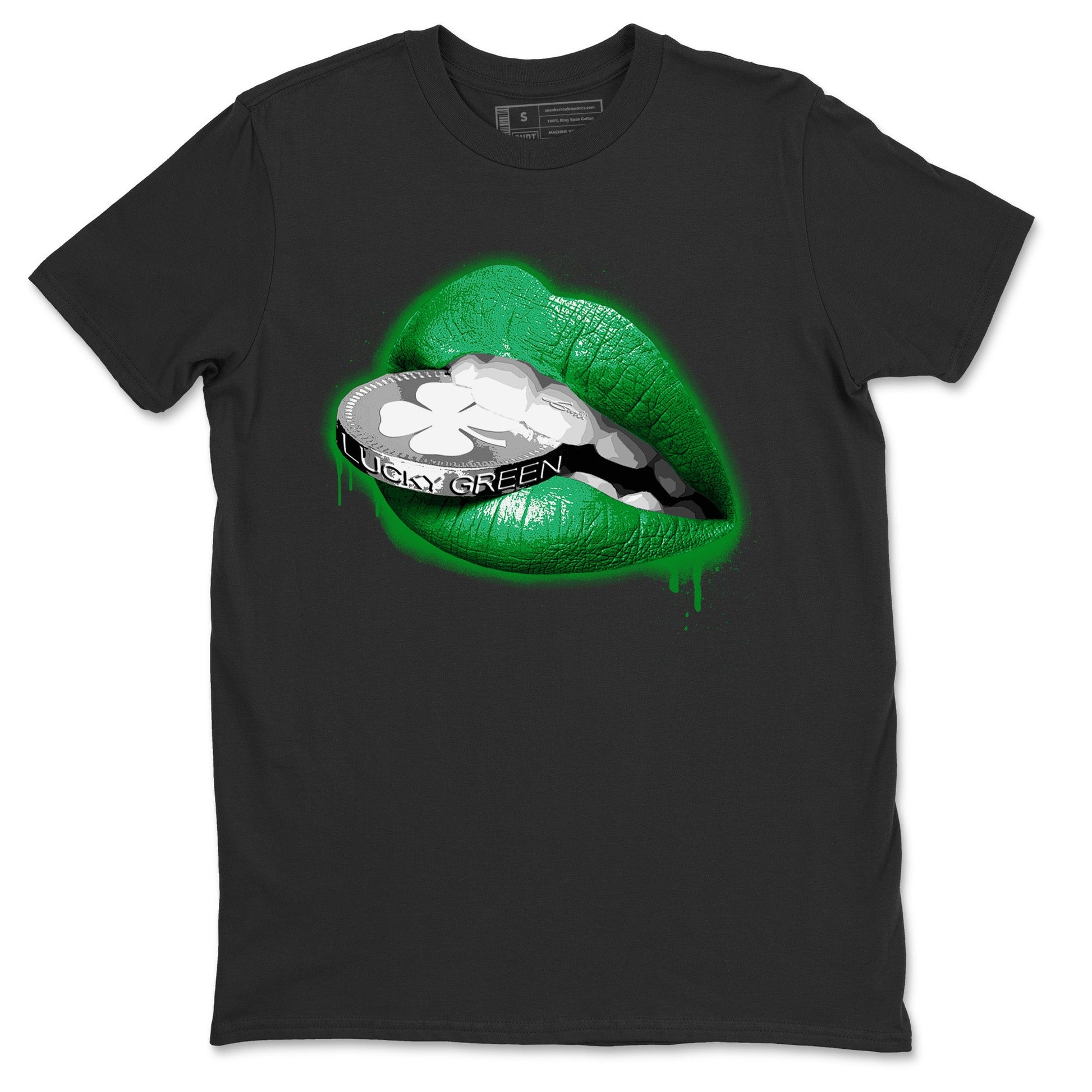 Air Jordan 3 Lucky Green Sneaker Match Tees Lips Coin Sneaker Tees Air Jordan 3 WMNS Lucky Green Sneaker Release Tees Unisex Shirts Black 2