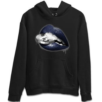 Midnight Navy 5s shirt to match jordans Lips Coin sneaker tees Air Jordan 5 Retro Midnight Navy SNRT Sneaker Release Tees Unisex Black 2 T-Shirt