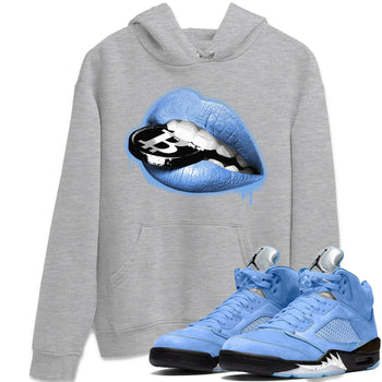 Jordan 5 UNC Sneaker Match Tees Lips Coin Sneaker Tees Jordan 5 UNC SNRT Sneaker Tees Unisex Shirts