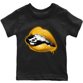 Jordan 1 Yellow Toe Sneaker Match Tees Lips Coin Sneaker Tees Jordan 1 Yellow Toe Sneaker Release Tees Kids Shirts