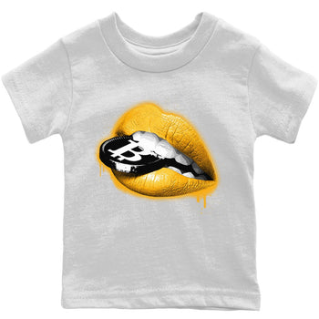 Jordan 1 Yellow Toe Sneaker Match Tees Lips Coin Sneaker Tees Jordan 1 Yellow Toe Sneaker Release Tees Kids Shirts