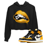 Jordan 1 Yellow Toe Sneaker Match Tees Lips Coin Sneaker Tees Jordan 1 Yellow Toe Sneaker Release Tees Women's Shirts