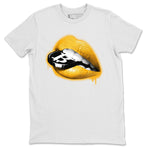 Jordan 1 Yellow Toe Sneaker Match Tees Lips Coin Sneaker Tees Jordan 1 Yellow Toe Sneaker Release Tees Unisex Shirts