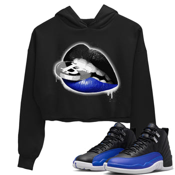 Jordan 12 Hyper Royal Sneaker Match Tees Lips Coin Sneaker Tees Jordan 12 Hyper Royal Sneaker Release Tees Women's Shirts