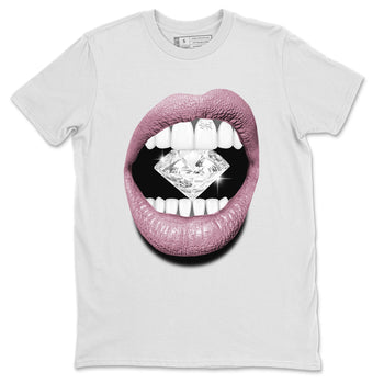 Air Jordan 1 Mauve shirt to match jordans Lips Diamond sneaker tees AJ1 High OG Mauve SNRT Sneaker Release Tees Crew Neck T-ShirtUnisex White 2 T-Shirt