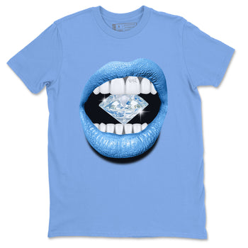 Air Jordan 1 Retro High OG UNC Toe Shirt to match Jordans Lips Diamond Sneaker Tees Air Jordan 1 High OG UNC Toe Tees Crew Neck T-Shirts Carolina Blue 2