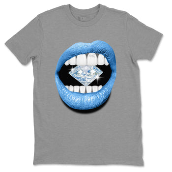 Air Jordan 1 Retro High OG UNC Toe Shirt to match Jordans Lips Diamond Sneaker Tees Air Jordan 1 High OG UNC Toe Tees Crew Neck T-Shirts Heather Grey 2