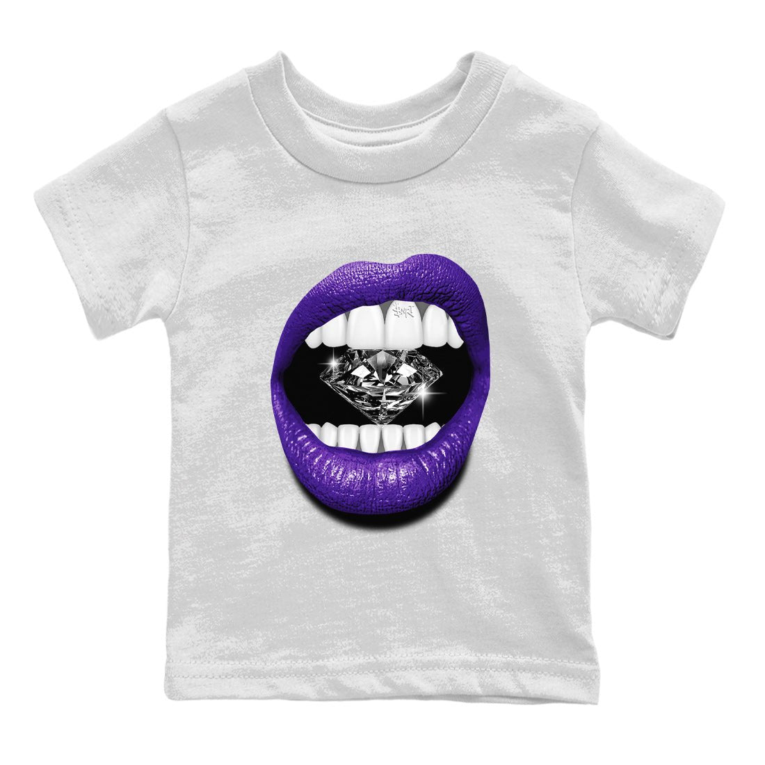 Air Jordan 12 Field Purple Sneaker Match Tees Lips Diamond Sneaker Tees Jordan Jordan 12 Lakers Sneaker Release Tees Kids Shirts White 2