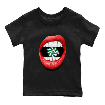 Air Jordan 2 Christmas shirt to match jordans Lips Diamond holiday christmas sneaker match tees AJ2 Low Christmas SNRT Sneaker Release Tees Baby Toddler Black 2 T-Shirt
