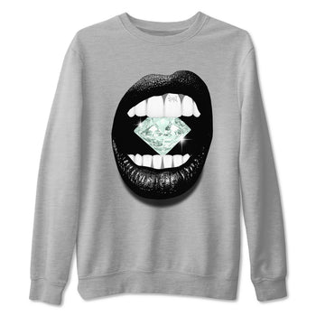 3s Green Glow shirt to match jordans Lips Diamond sneaker tees Air Jordan 3 Green Glow SNRT Sneaker Release Tees unisex cotton Heather Grey 2 crew neck shirt