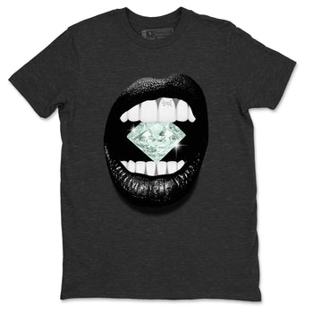 3s Green Glow shirt to match jordans Lips Diamond sneaker tees Air Jordan 3 Green Glow SNRT Sneaker Release Tees unisex cotton Charcoal Heather 2 crew neck shirt