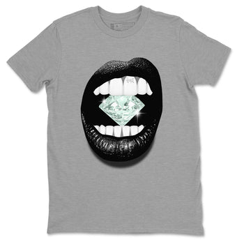 3s Green Glow shirt to match jordans Lips Diamond sneaker tees Air Jordan 3 Green Glow SNRT Sneaker Release Tees unisex cotton Heather Grey 2 crew neck shirt