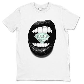 3s Green Glow shirt to match jordans Lips Diamond sneaker tees Air Jordan 3 Green Glow SNRT Sneaker Release Tees unisex cotton White 2 crew neck shirt