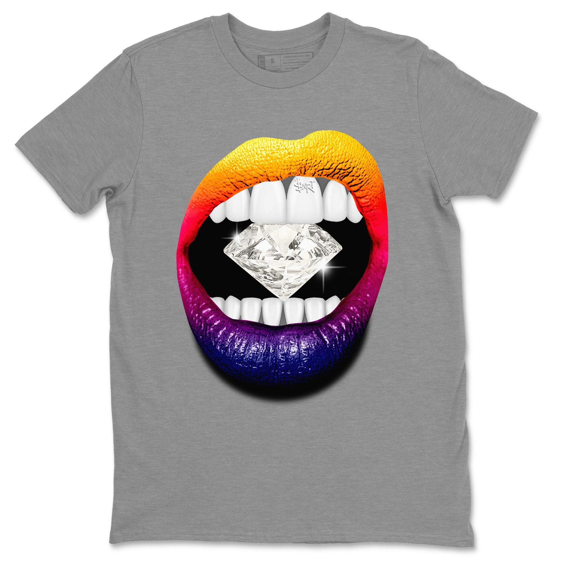 Air Jordan 3 X J Balvin shirt to match jordans Lips Diamond sneaker tees Air Jordan 3 X J Balvin SNRT Sneaker Release Tees LGBT Pride T-Shirt Unisex Heather Grey 2 T-Shirt