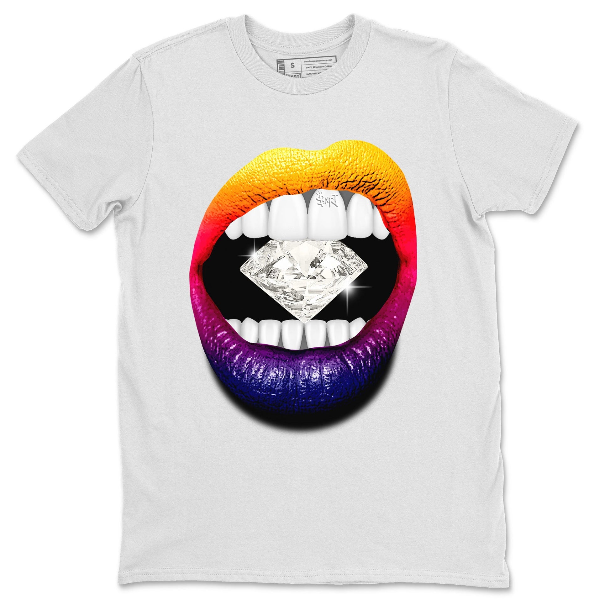 Air Jordan 3 X J Balvin shirt to match jordans Lips Diamond sneaker tees Air Jordan 3 X J Balvin SNRT Sneaker Release Tees LGBT Pride T-Shirt Unisex White 2 T-Shirt
