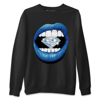Air Jordan 3 Wizards Sneaker Match Tees Lips Diamond Sneaker Tees Air Jordan 3 Retro Wizards Tees Unisex Shirts Black 2