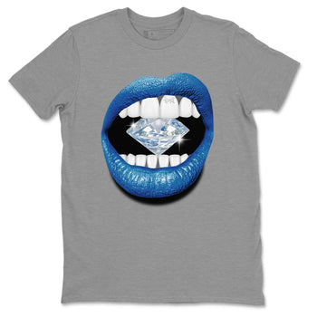 Air Jordan 3 Wizards Sneaker Match Tees Lips Diamond Sneaker Tees Air Jordan 3 Retro Wizards Tees Unisex Shirts Heather Grey 2