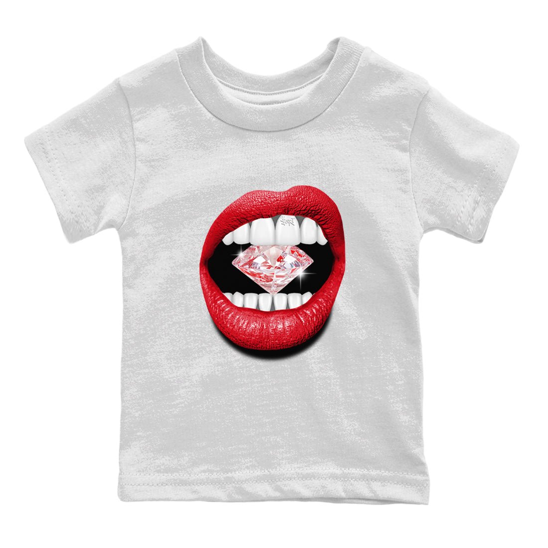 Air Jordan 6 Toro Bravo Sneaker Match Tees Lips Diamond Sneaker Tees Air Jordan 6 Toro Tees Kids Shirts White 2