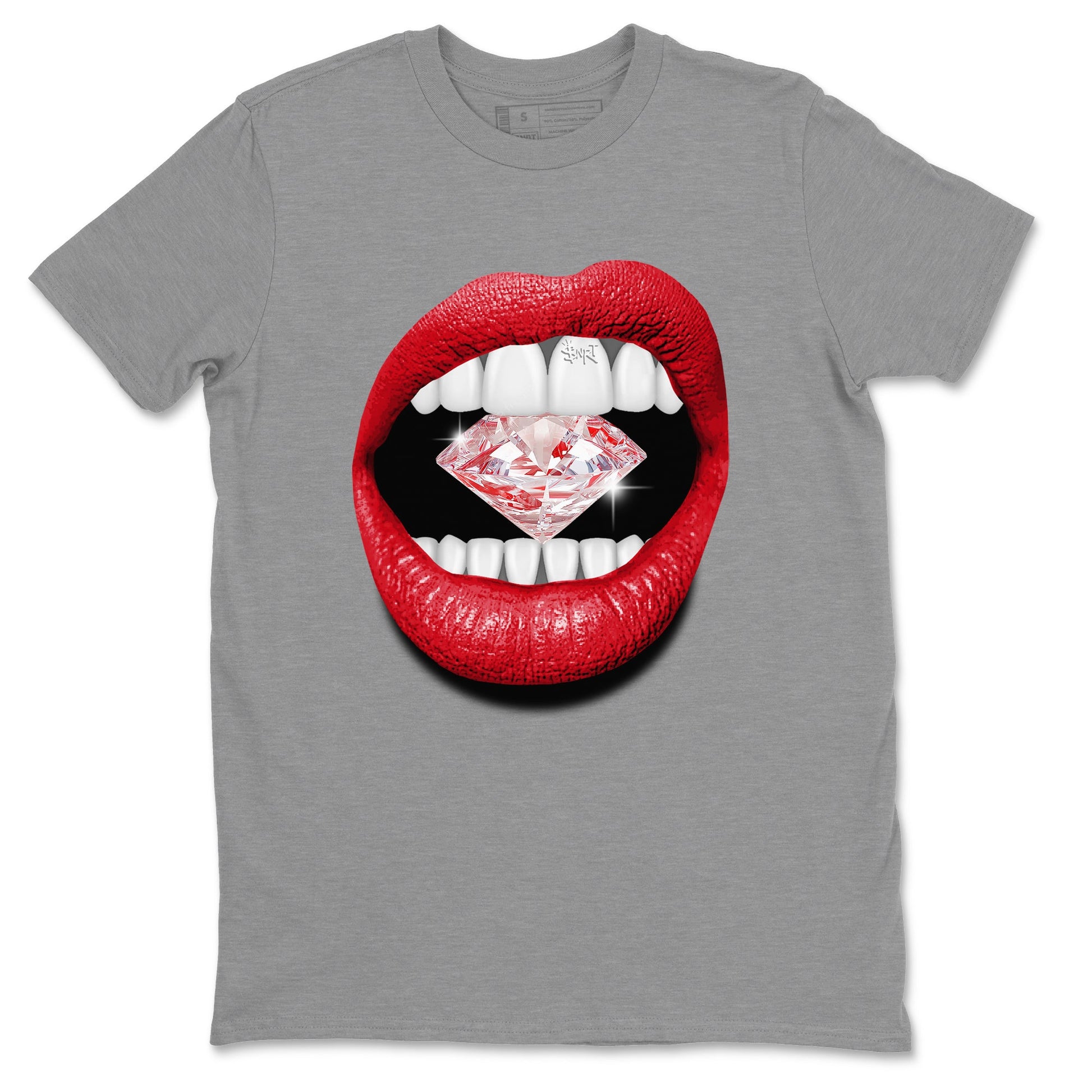 Air Jordan 6 Toro Bravo Sneaker Match Tees Lips Diamond Sneaker Tees Air Jordan 6 Toro Tees Unisex Shirts Heather Grey 2
