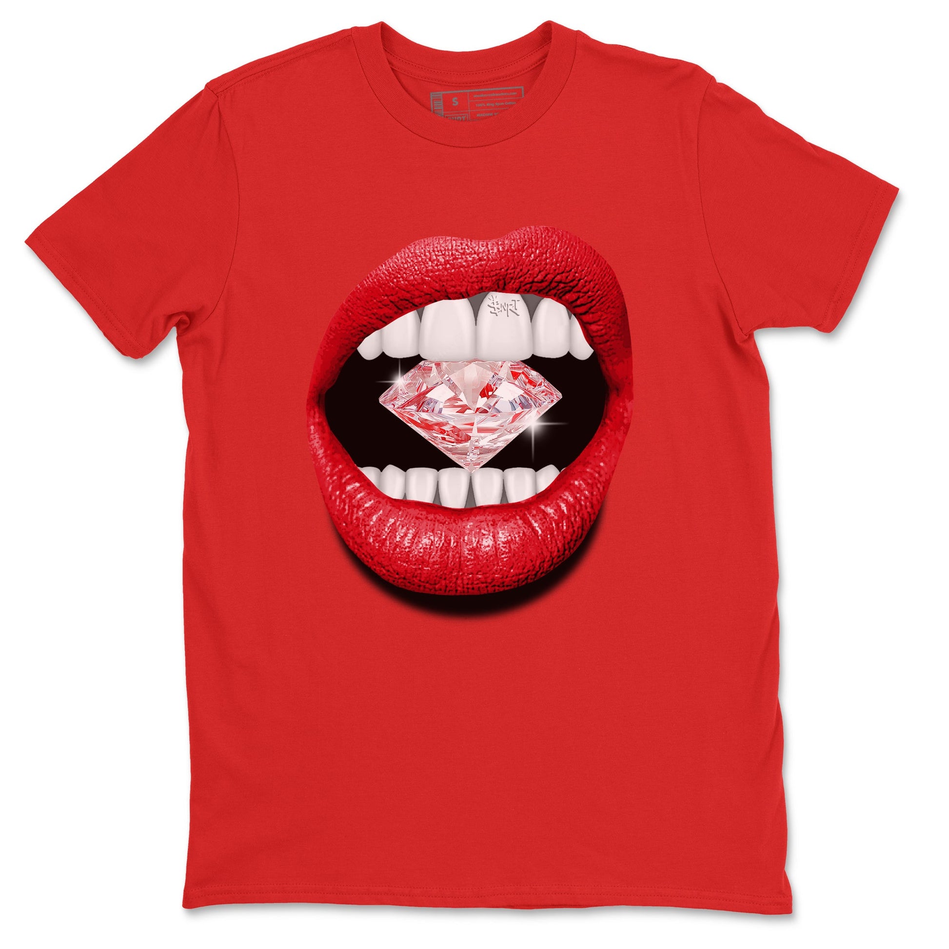 Air Jordan 6 Toro Bravo Sneaker Match Tees Lips Diamond Sneaker Tees Air Jordan 6 Toro Tees Unisex Shirts Red 2