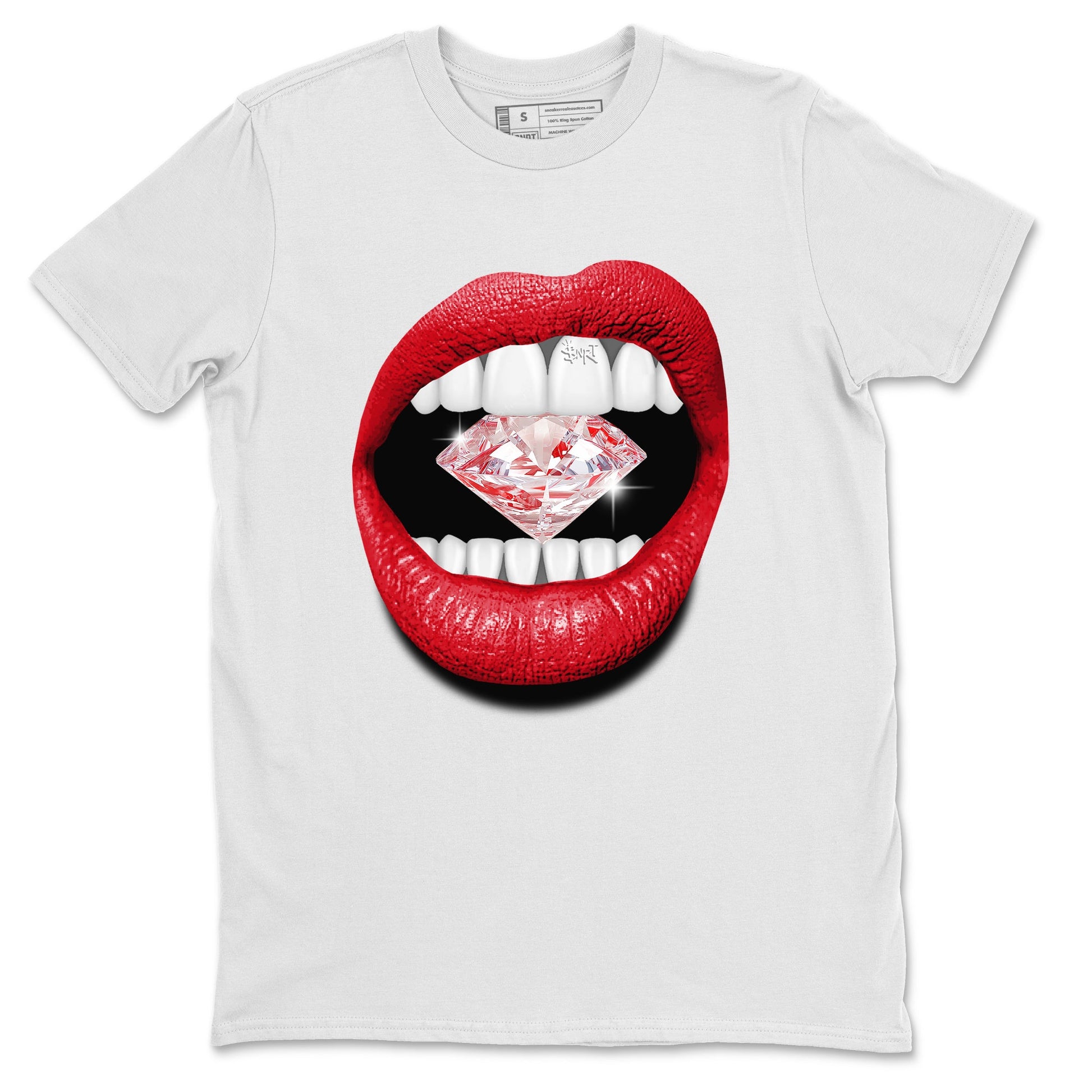 Air Jordan 6 Toro Bravo Sneaker Match Tees Lips Diamond Sneaker Tees Air Jordan 6 Toro Tees Unisex Shirts White 2