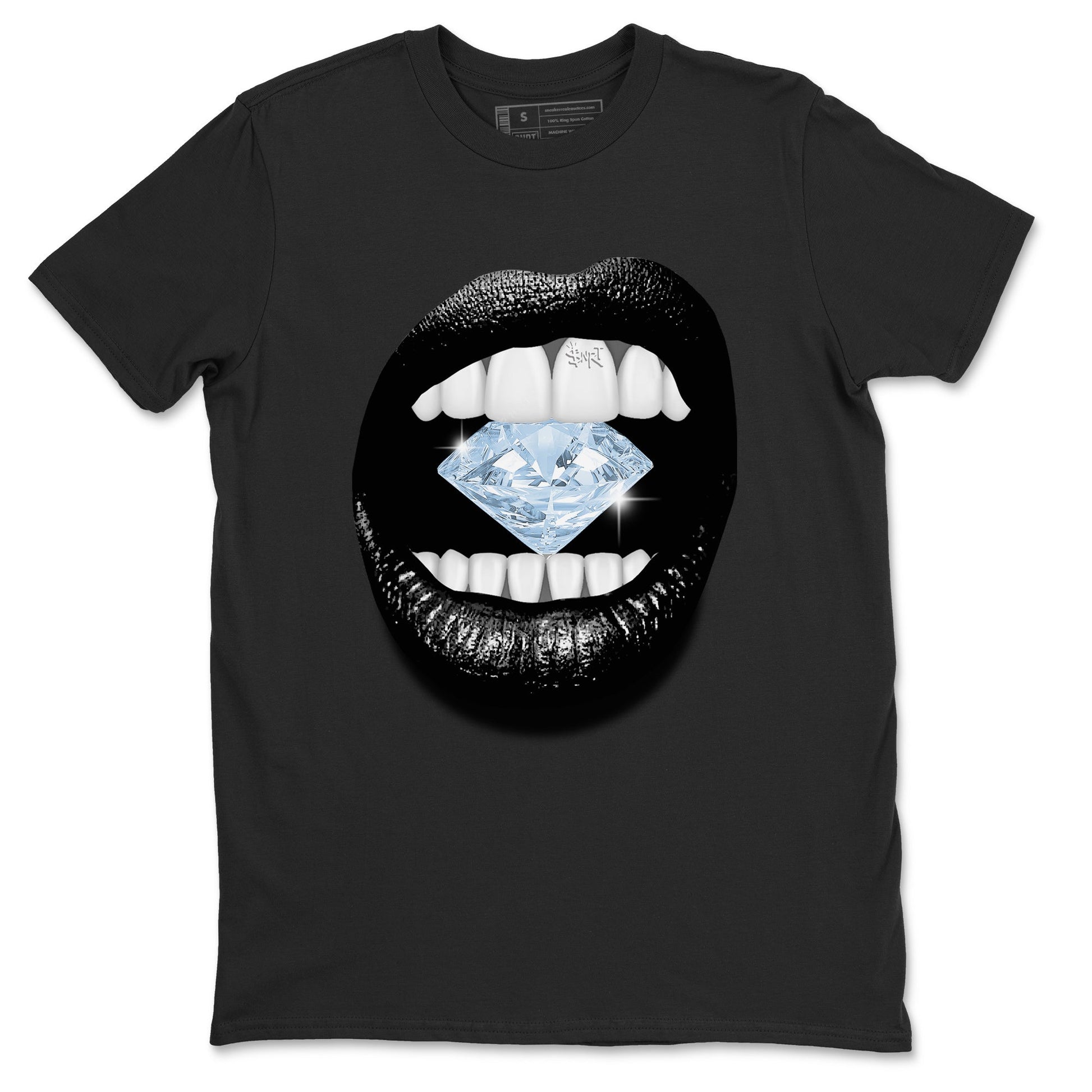 Air Jordan 7 Chambray Sneaker Match Tees Lips Diamond Sneaker Tees Jordan 7 Chambray Sneaker Release Tees Unisex Shirts Black 2