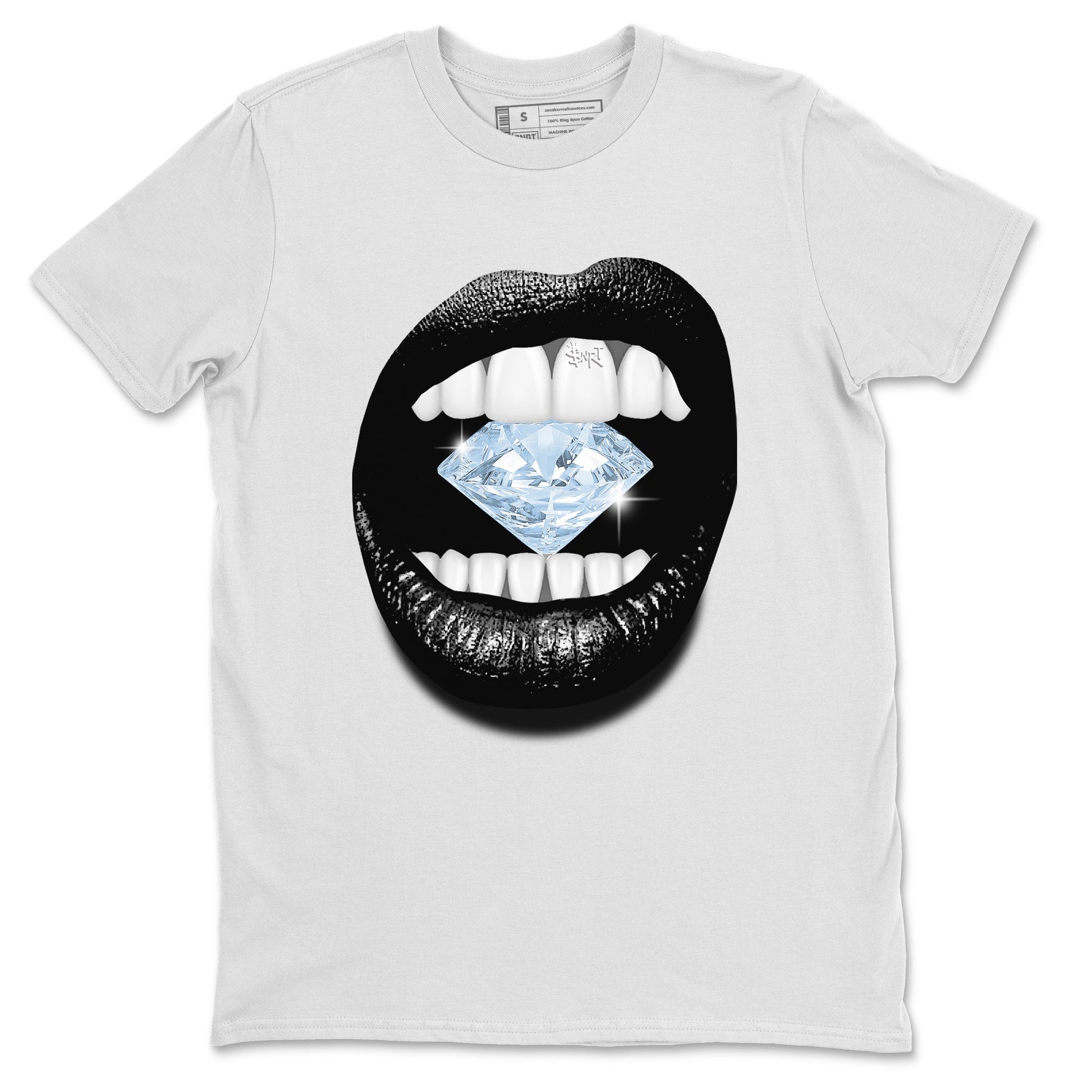 Air Jordan 7 Chambray Sneaker Match Tees Lips Diamond Sneaker Tees Jordan 7 Chambray Sneaker Release Tees Unisex Shirts White 2