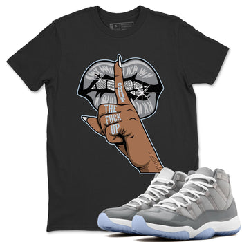 Jordan 11 Cool Grey Sneaker Match Tees Lips Hand Sneaker Tees Jordan 11 Cool Grey Sneaker Release Tees Unisex Shirts