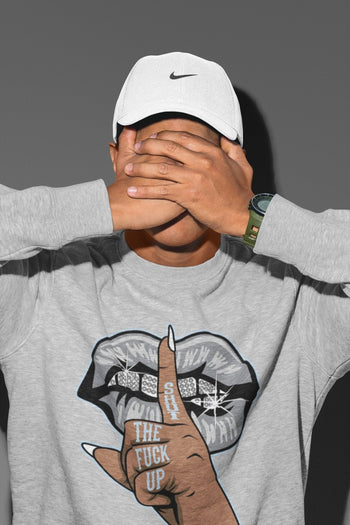 Jordan 11 Cool Grey Sneaker Match Tees Lips Hand Sneaker Tees Jordan 11 Cool Grey Sneaker Release Tees Unisex Shirts