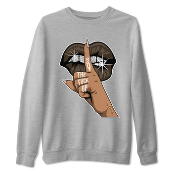 Air Jordan 11 Neapolitan shirt to match jordans Lips Hand special sneaker matching tees Jordan 11 WMNS Neapolitan SNRT sneaker tees Unisex Heather Grey 2 T-Shirt