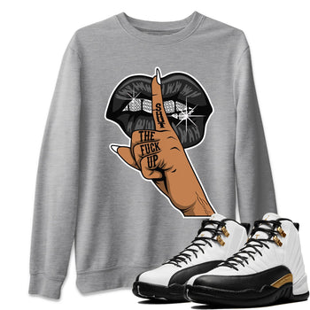 Jordan 12 Royalty Sneaker Match Tees Lips Hand Sneaker Tees Jordan 12 Royalty Sneaker Release Tees Unisex Shirts