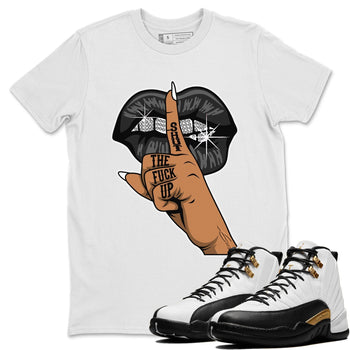 Jordan 12 Royalty Sneaker Match Tees Lips Hand Sneaker Tees Jordan 12 Royalty Sneaker Release Tees Unisex Shirts