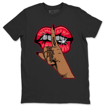 Jordan 4 Red Thunder Sneaker Match Tees Lips Hand Sneaker Tees Jordan 4 Red Thunder Sneaker Release Tees Unisex Shirts