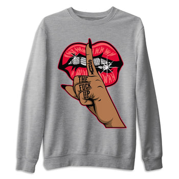 Jordan 4 Red Thunder Sneaker Match Tees Lips Hand Sneaker Tees Jordan 4 Red Thunder Sneaker Release Tees Unisex Shirts