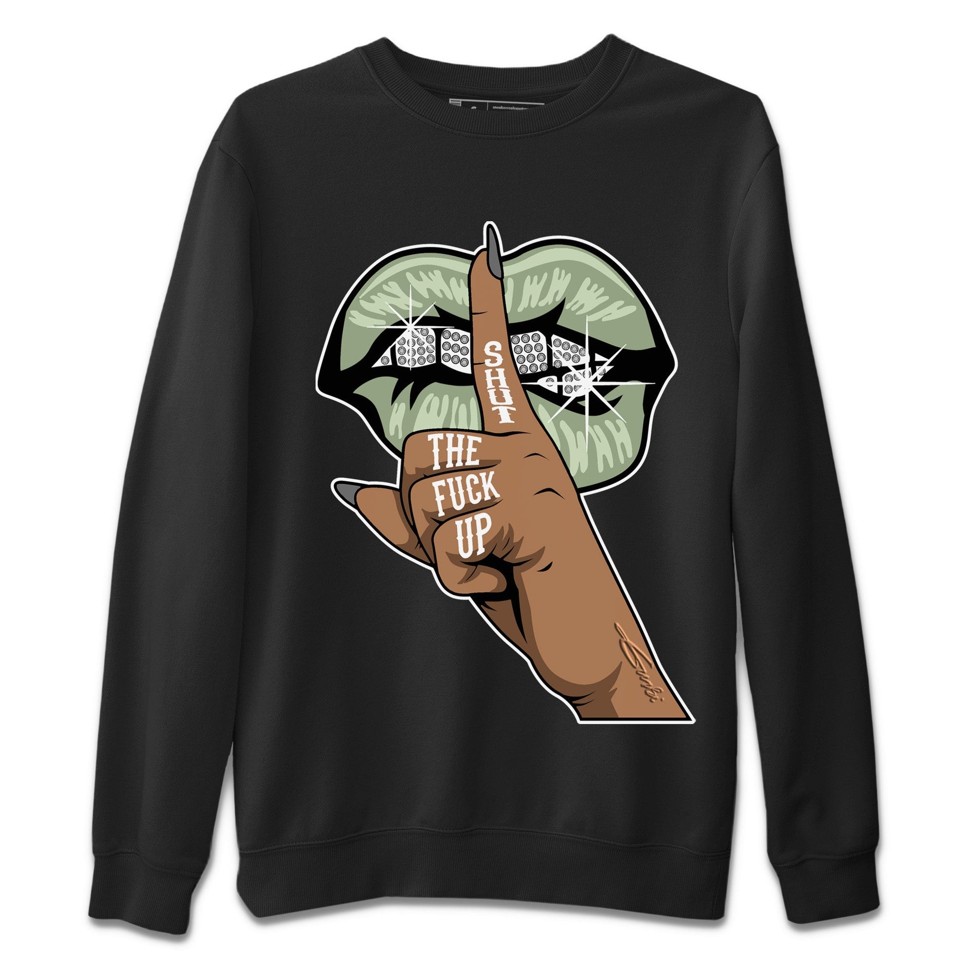 Jordan 4 Seafoam Sneaker Match Tees Lips Hand Sneaker Tees Jordan 4 Seafoam Sneaker Release Tees Unisex Shirts